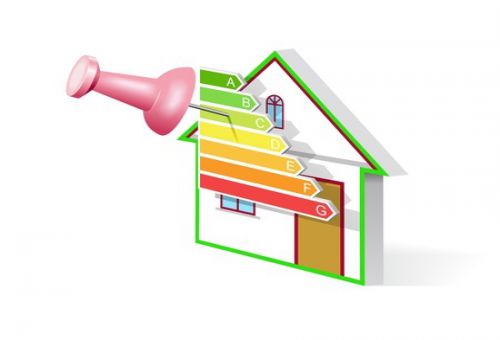 Иллюстрация, дом, энергосбережение
